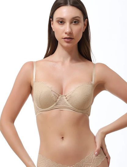 Rinda Half Cup Push-Up Bra